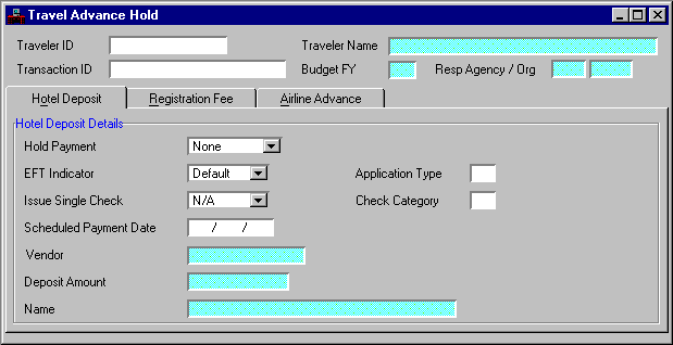 travel advance